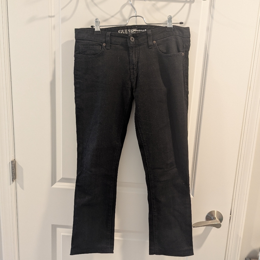 GUESS Black Jeans with Red Tag